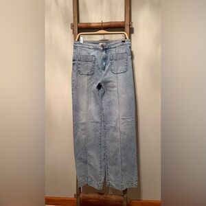 LC Lauren Conrad Light Blue Flare Jeans, W12 long!